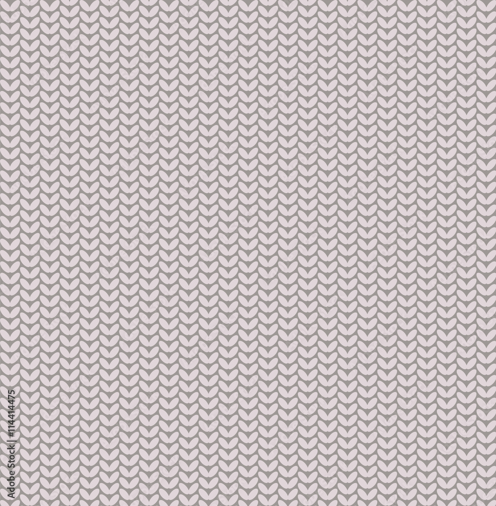 Fototapeta premium Seamless knitted pattern background