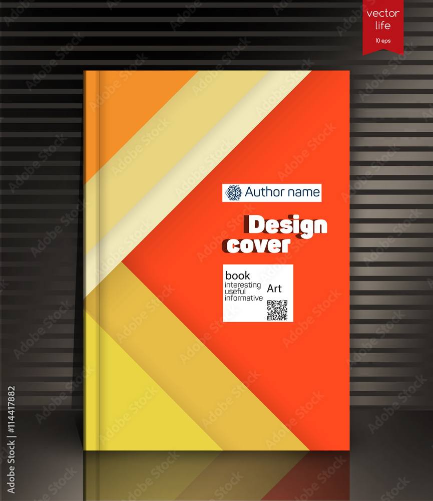 Vector illustration. Material design template Stock Vector | Adobe Stock