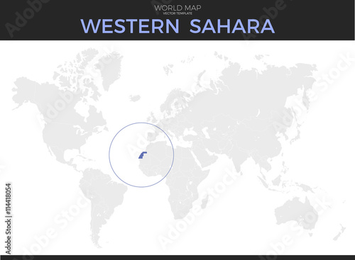 Western Sahara Location Map