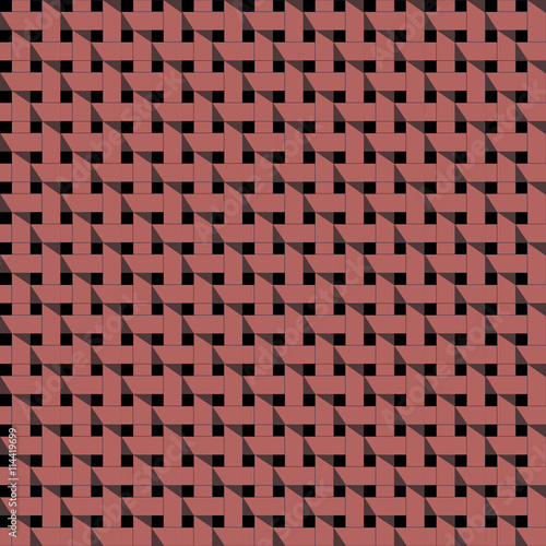 Tile basket weave pattern. Seamless square pattern. 