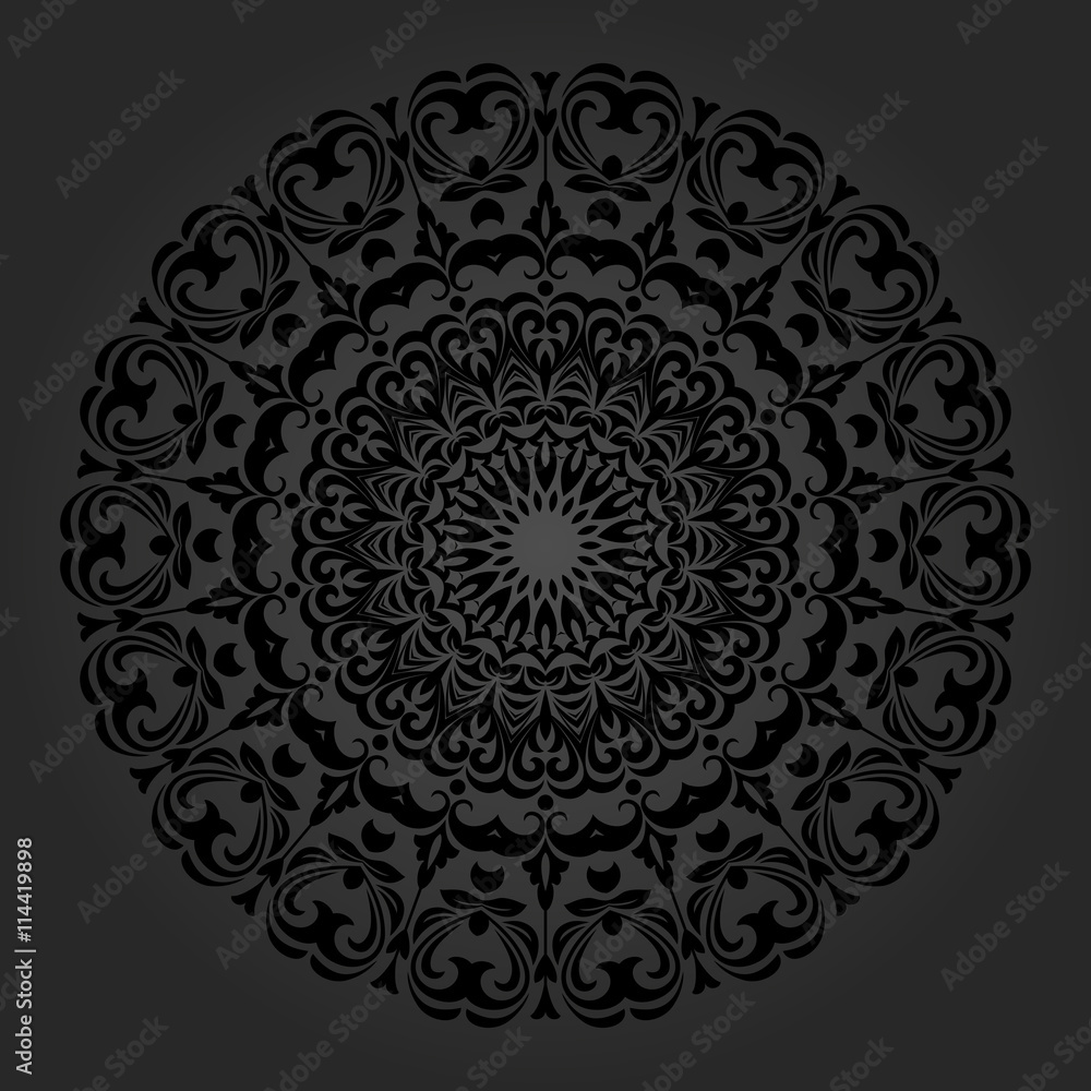Elegant Vector Ornament in the Style of Barogue Elegant Vector Ornament in the Style of Barogue