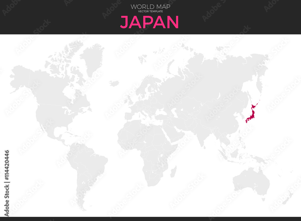 Japan Location Map