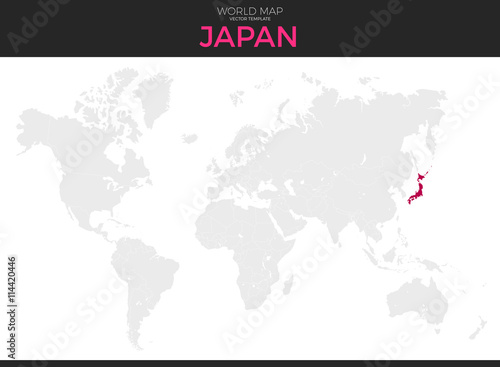 Japan Location Map