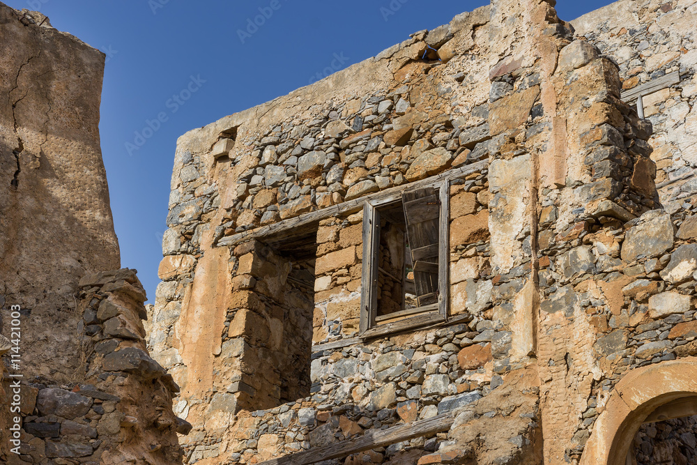 The Venetian fortress on the island Spinalonga