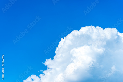 Photography Blue sky in summer