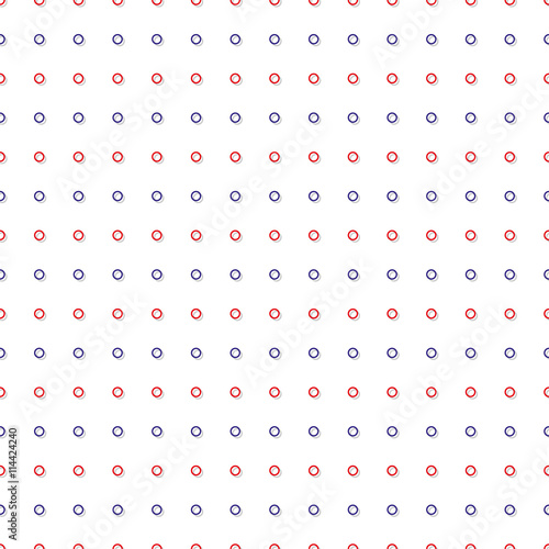 Red Blue Tiny Circle Abstra...