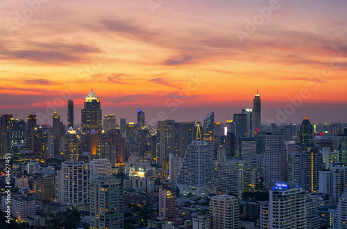 Fototapeta Naklejka Na Ścianę i Meble -  Bangkok skyline.