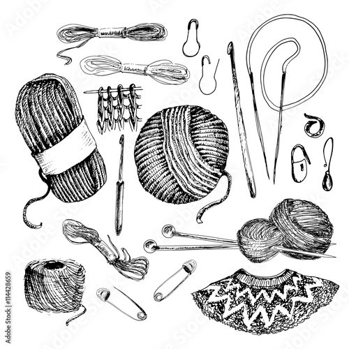 Knitting accesories set