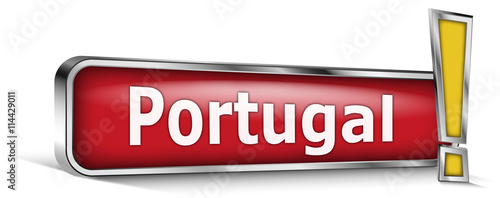 Portugal sur panneau rouge