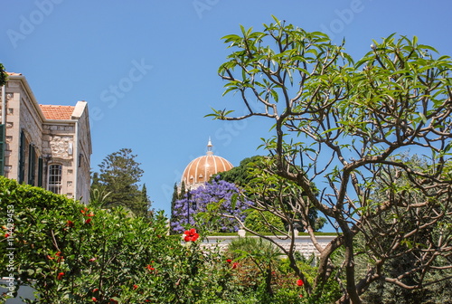 Bahai temple, Haifa, Israel photo