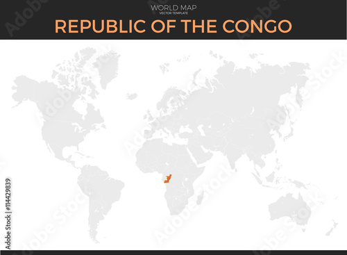 Republic of the Congo Location Map