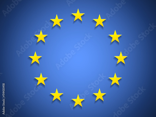 European Union style flag