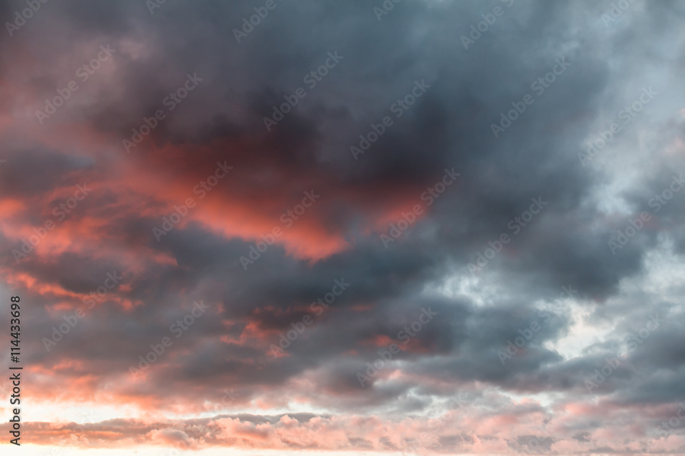 Fototapeta premium Cielo con nubes 