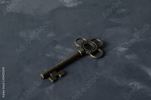 Vintage bronze key © freeman83