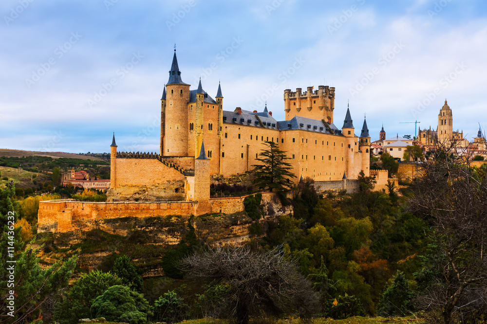 View of Alcazar of Segovia