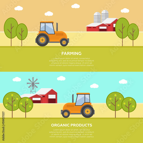 Agriculture and Farming. Agribusiness. Rural landscape