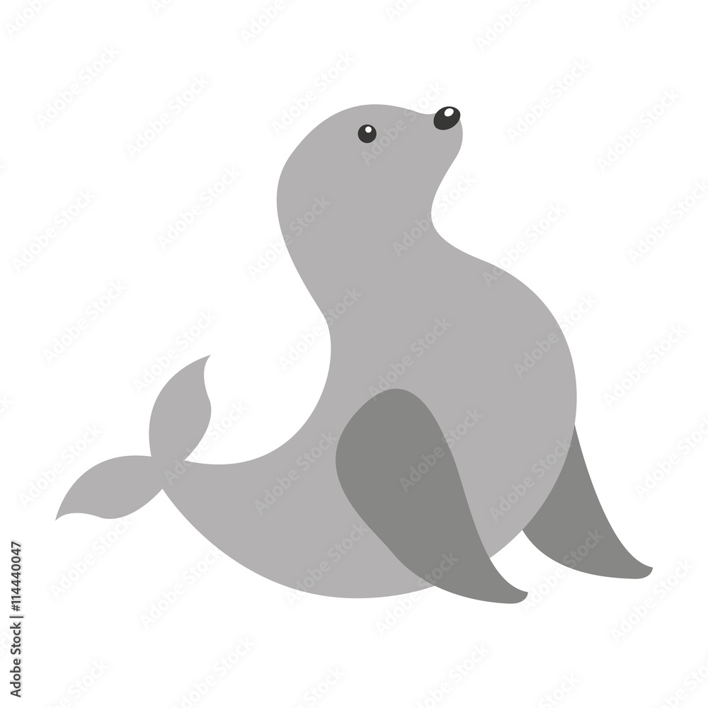 seal animal isolated icon design seal animal isolated icon design