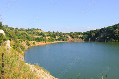 Lake at abandoned quarry