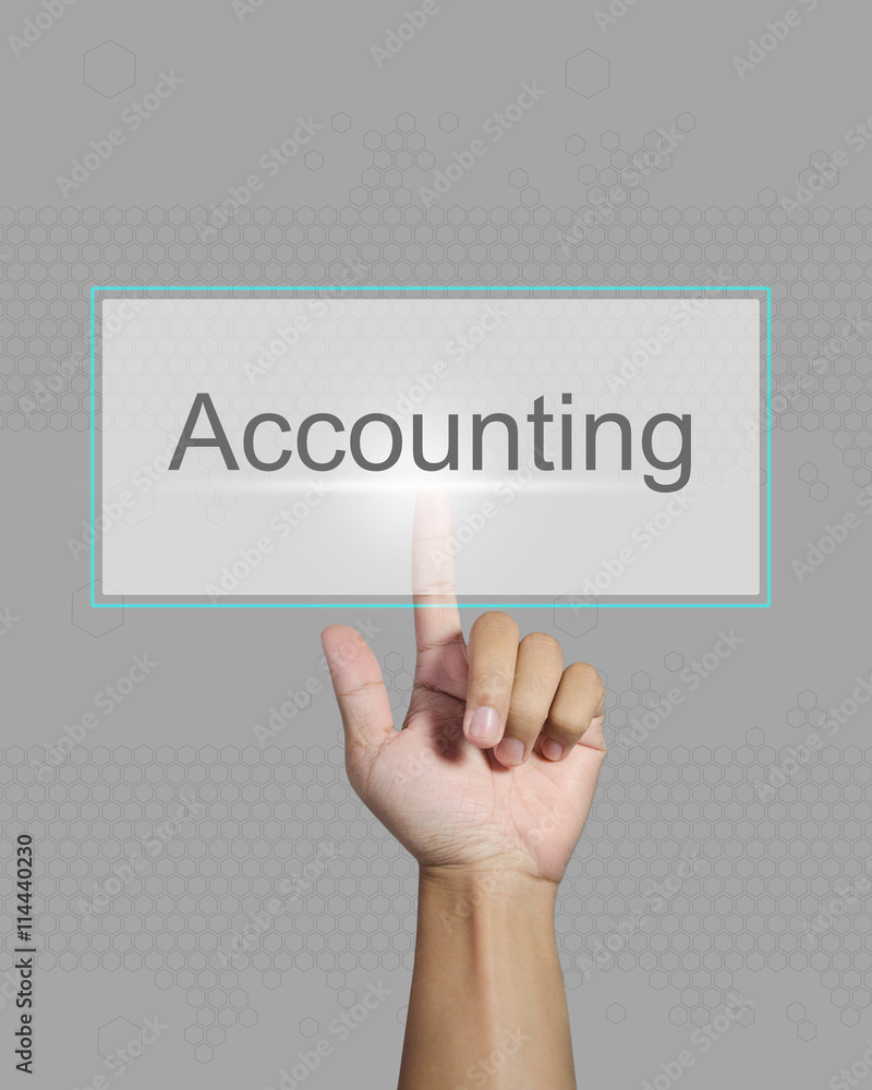 Businessman hand holding sign. Business and technology concept