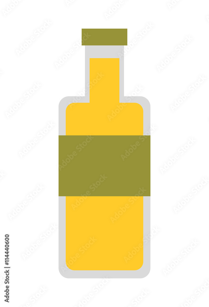 olive oil bottle isolated icon design olive oil bottle isolated icon design