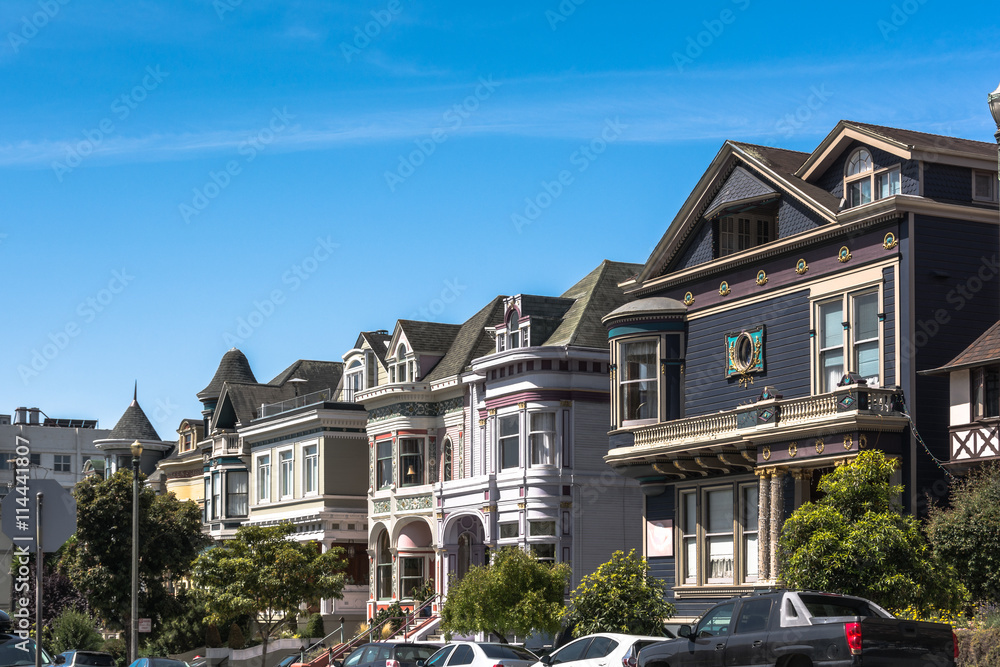 Obraz premium San Francisco houses, California 