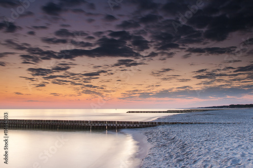 Fototapeta Naklejka Na Ścianę i Meble -  beautiful view of Polish Baltic Sea