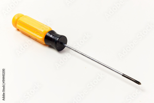 Small screwdriver Isolated