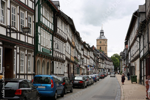 Fototapeta Naklejka Na Ścianę i Meble -  Fachwerkhaus in der historischen Altstadt