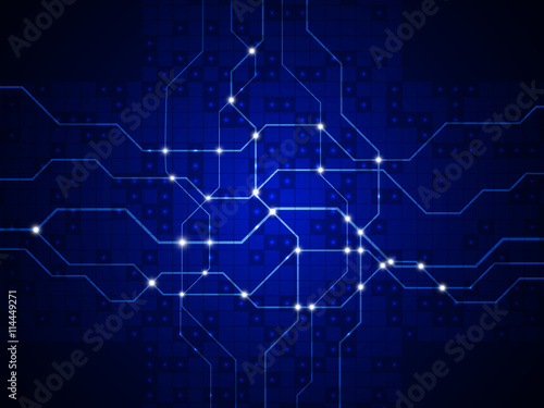Communication concept. Abstract Technology background. Vector illustration