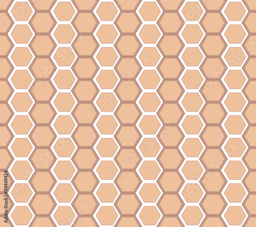 Honeycomb seamless pattern