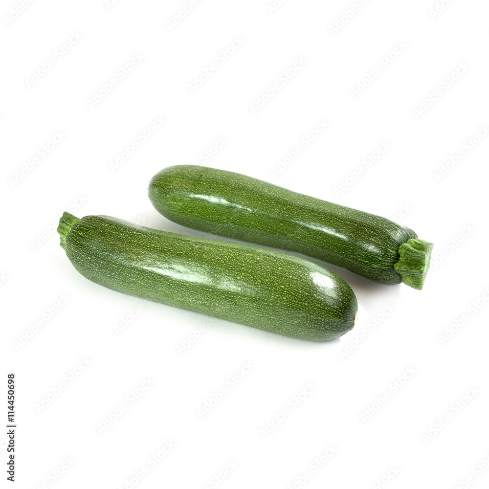 Zucchini isolated on white background Zucchini isolated on white background
