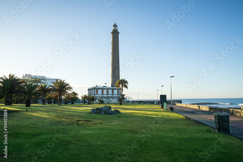 Sunrise at Maspalomas Lighthouse/ Spain