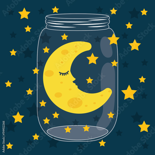 Sweet dreams design, vector illustration eps 10.