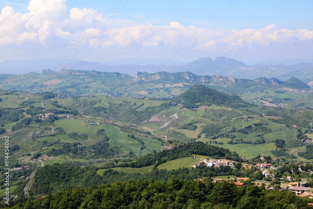 Landscape of San Marino

