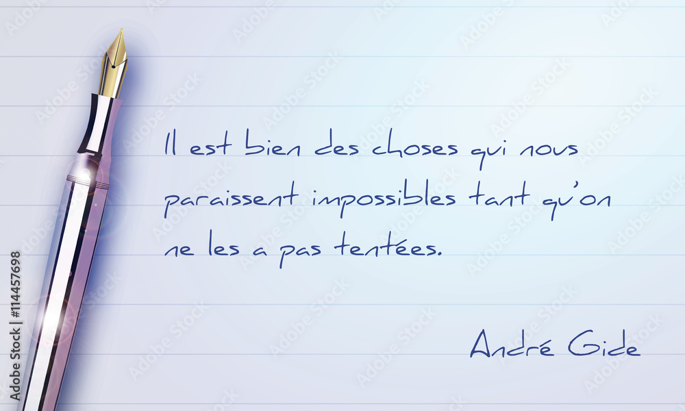 Citation De Developpement Personnel Andre Gide Stock Illustration Adobe Stock Citation De Developpement Personnel Andre Gide Stock Illustration Adobe Stock