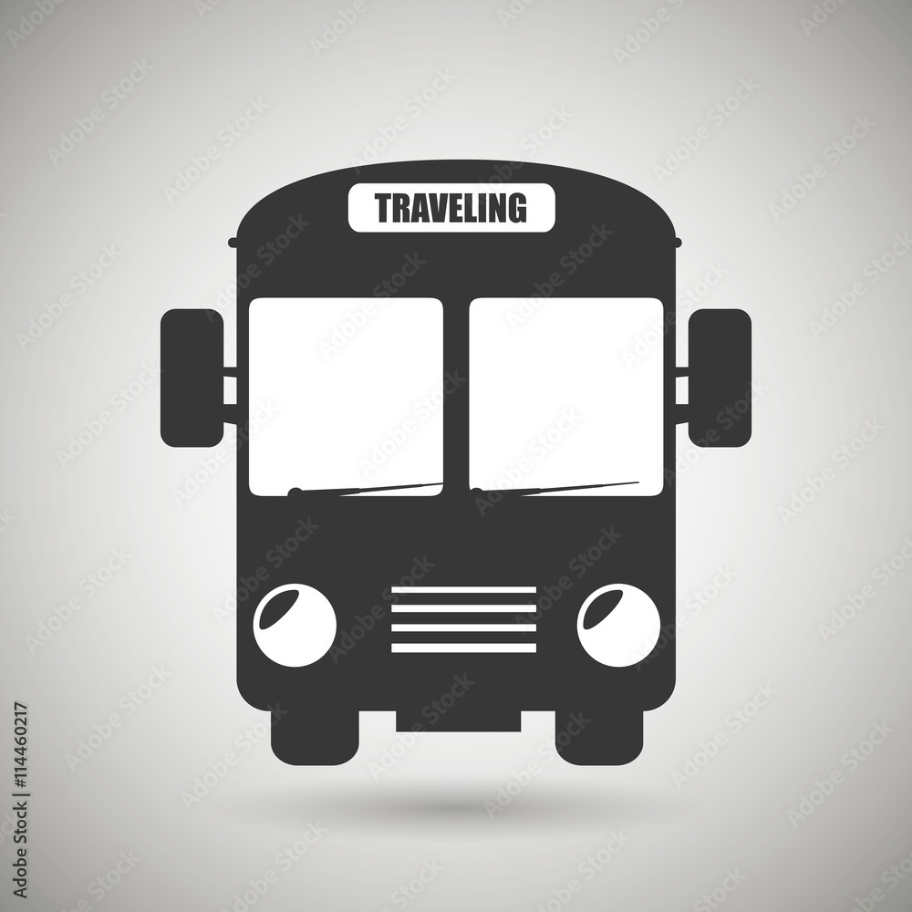 travel by bus design, vector illustration eps10 graphic 