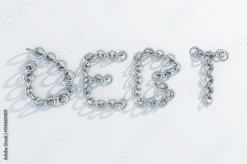 Debt written with chains