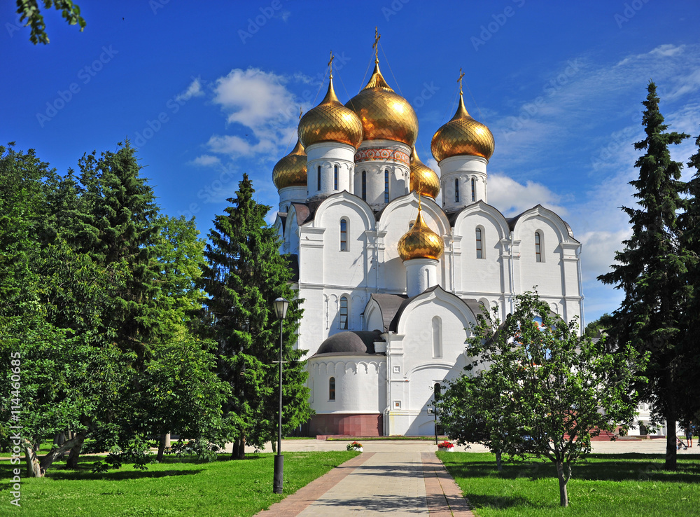 View of the Cathedral of Yaroslavl View of the Cathedral of Yaroslavl