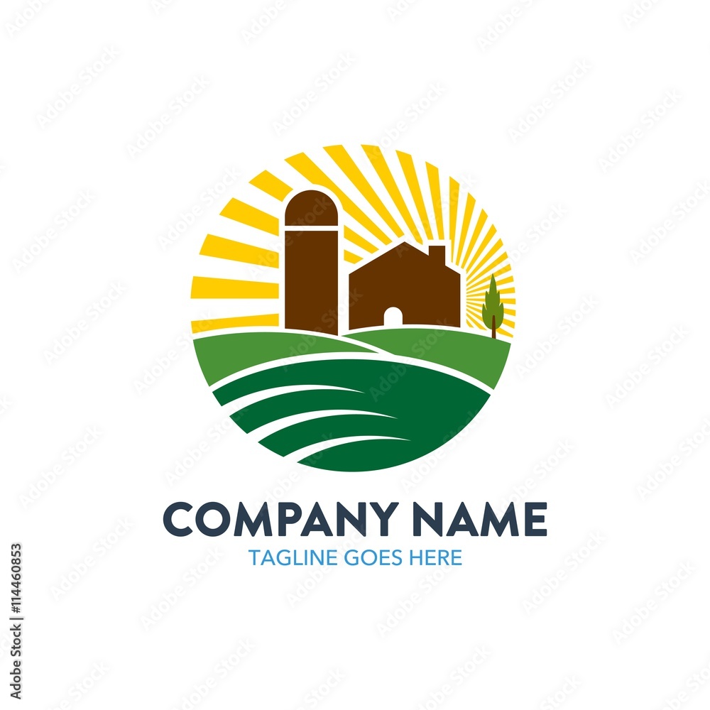 Fototapeta premium Agriculture & Farming Logo