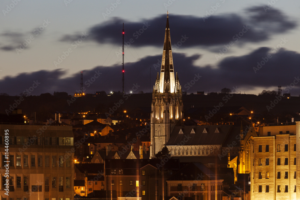 Obraz premium Saint Eugene's Cathedral in Derry