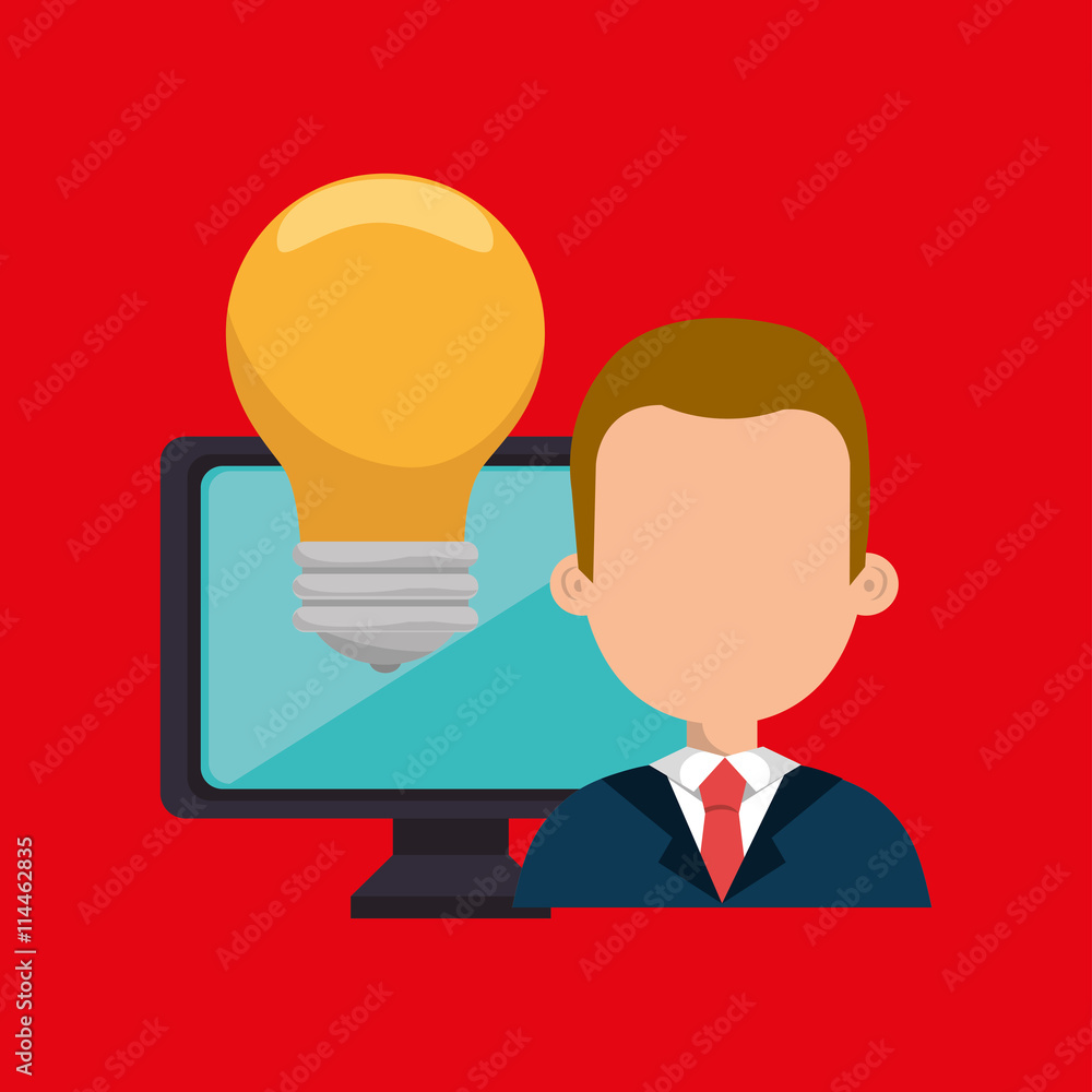computer user design, vector illustration eps10 graphic computer user design, vector illustration eps10 graphic