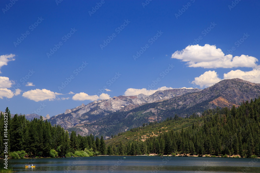 peaceful afternoon at Hume Lake, Sequoia national forest