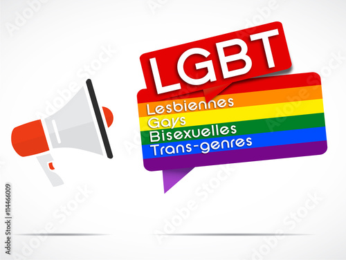 mégaphone : LGBT (en français)