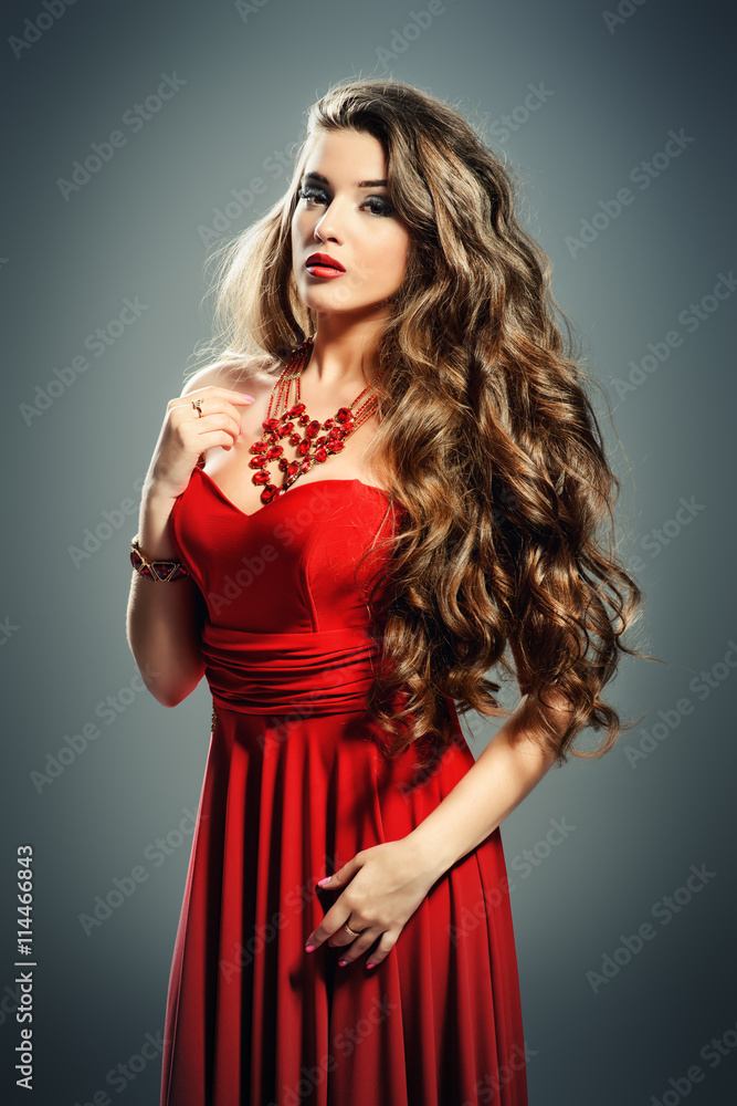 Fototapeta premium beautiful wavy hair