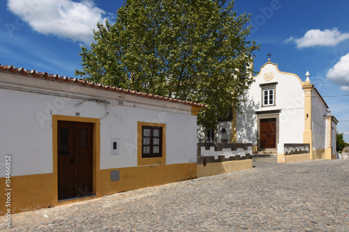 Calvario church in the village of Redondo, Alentejo region, Port