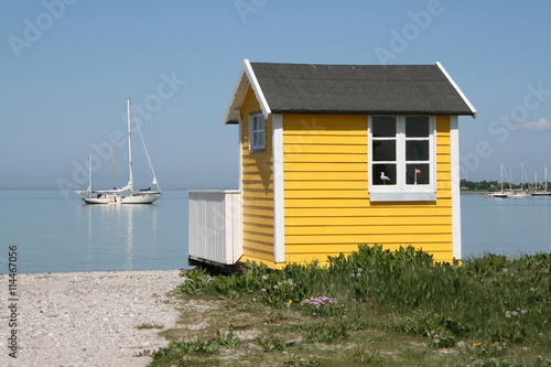 Strandhütte in Dänemark