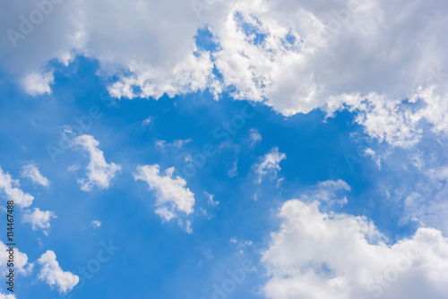 blue sky with clouds