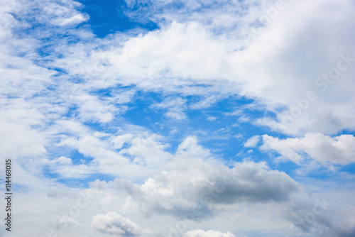 blue sky with clouds