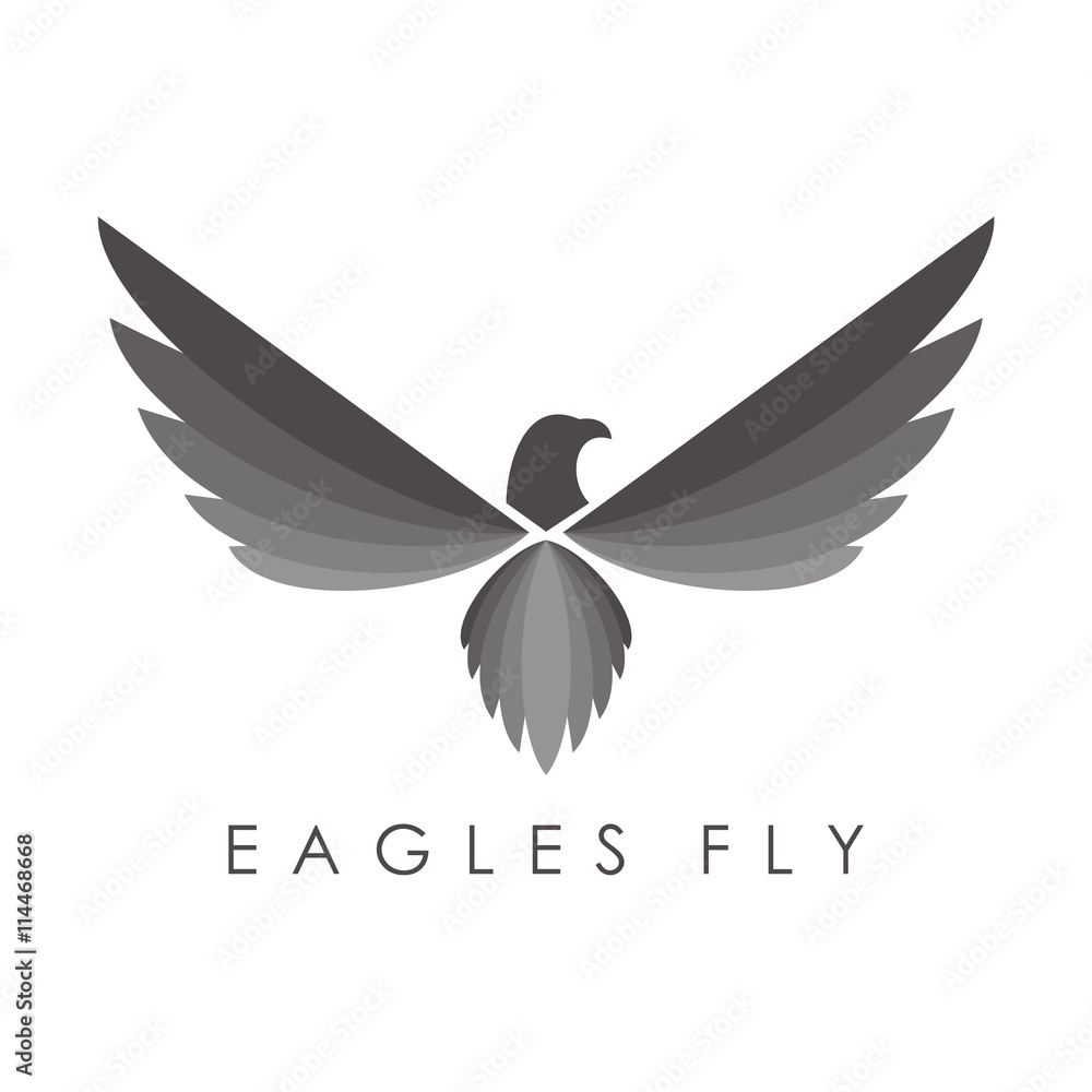 Obraz premium Eagle Logo, Eagle Vector, Wing Eagle