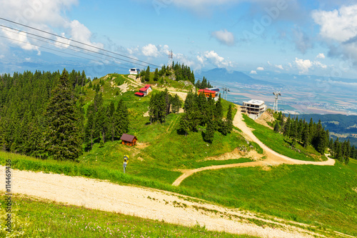 View from Postavarul Massif, Poiana Brasov, Romania